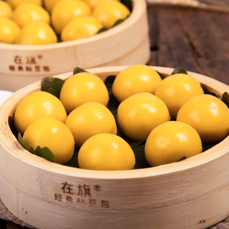黏豆包（黃米紅豆）
